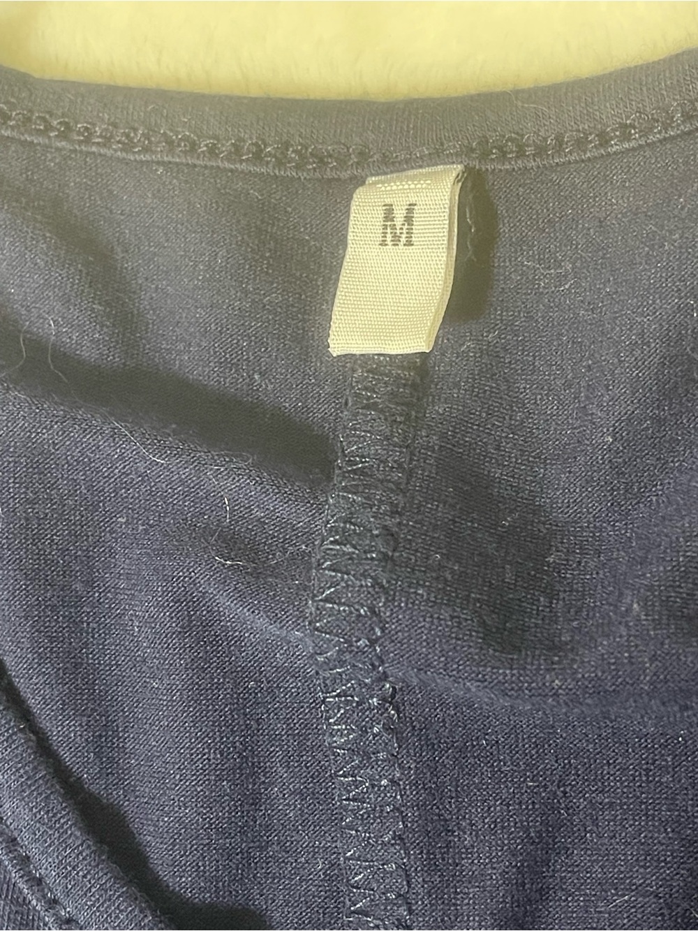 Women baggy Lagenlook Jumpsuit Navy Blue Sleeveless Pockets Relaxed Comfort EUC - Picture 7 of 8